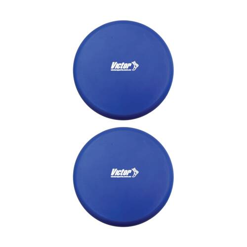 2PK Victor Sports Foam Flying Gliding Disc Lightweight Activity Game Blue