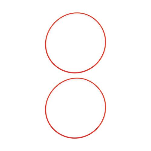 2PK Victor Sports Hoop Versatile Agility Training Obstacle Course Red 61cm
