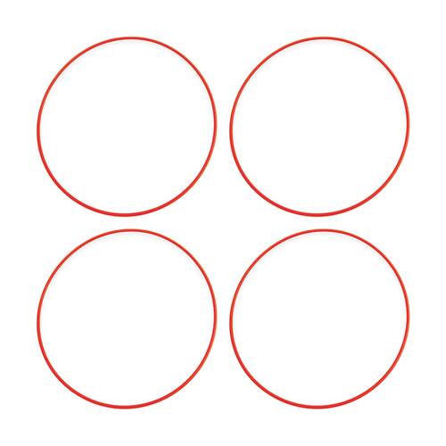 4PK Victor Sports Hoop Versatile Agility Training Obstacle Course Red 61cm