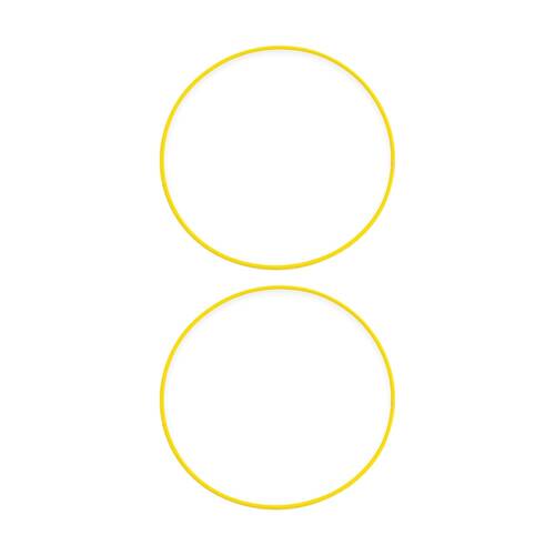 2PK Victor Sports Hoop Versatile Agility Training Obstacle Course Yellow 61cm