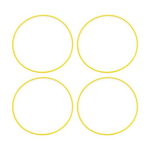 4PK Victor Sports Hoop Versatile Agility Training Obstacle Course Yellow 61cm