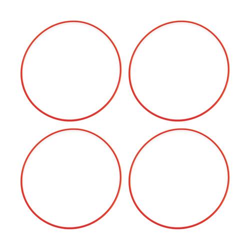 4PK Victor Sports Hoop Versatile Agility Training Obstacle Course Red 76cm