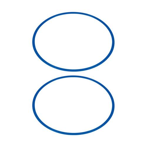 2PK Victor Sports Flat Circular Hoop For Fitness Agility Training Blue 70cm