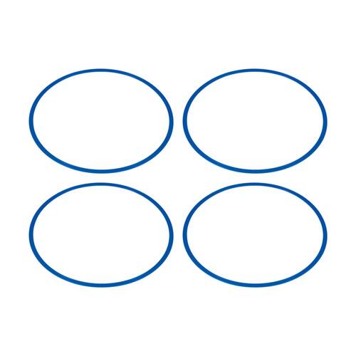 4PK Victor Sports Flat Circular Hoop For Fitness Agility Training Blue 70cm