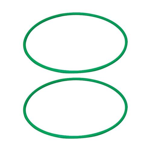 2PK Victor Sports Flat Circular Hoop For Fitness Agility Training Green 70cm
