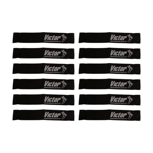 12PK Victor Sports Nylon Sash Team Divider For Activities Black 1.2m