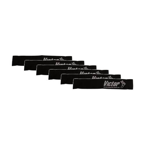 6PK Victor Sports Nylon Sash Team Divider For Activities Black 1.2m