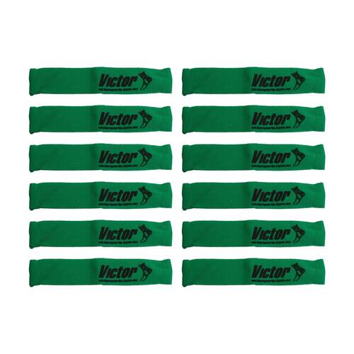 12PK Victor Sports Nylon Sash Team Divider For Activities Green 1.2m