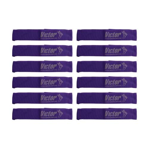 12PK Victor Sports Nylon Sash Team Divider For Activities Purple 1.2m