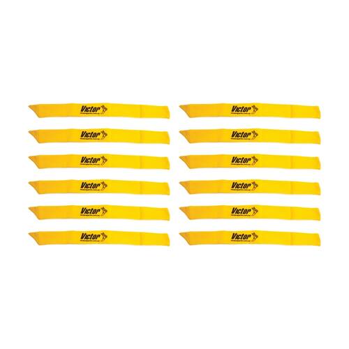 12PK Victor Sports Nylon Sash Team Divider For Activities Yellow 1.2m