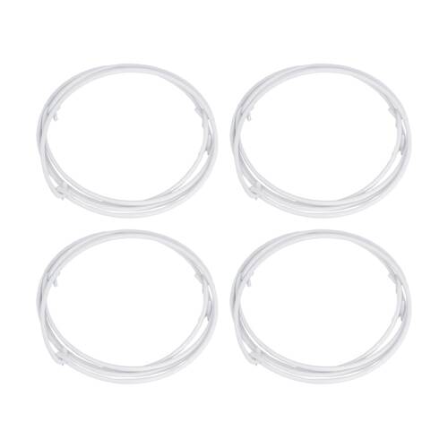 4PK Victor Sports Sash Ring PVC Coated Durable White Storage Accessory