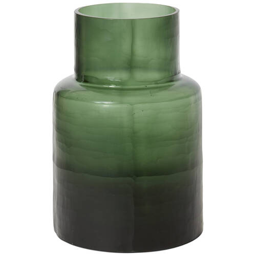 E Style Resha Glass Vase Contemporary Home Decor Vessel Green 20x20x30cm