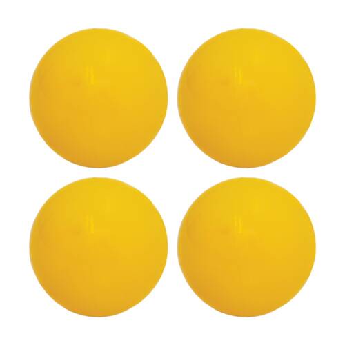 4PK Victor Sports Hockey Ball Seamless PVC Smooth Textured Outdoor Use Orange