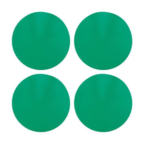 4PK Victor Sports Floor Marker Disc Outdoor Training Non-Slip Rubber Green 24cm