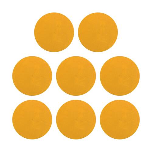8PK Victor Sports Floor Marker Disc Outdoor Training Non-Slip Rubber Orange 24cm