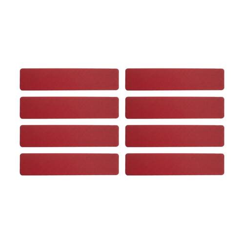 8PK Victor Sports Floor Marker Rectangle Outdoor Training Non-Slip Rubber Red