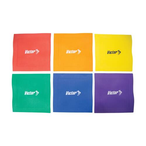 6pc Victor Sports Floor Marker Space Station Mats Colourful Soft
