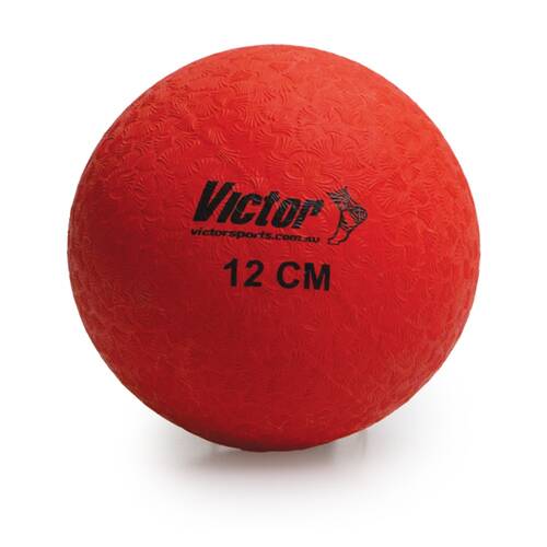 Victor Sports Playball Rubber Durable Bounce Ball Active Play Red 12cm
