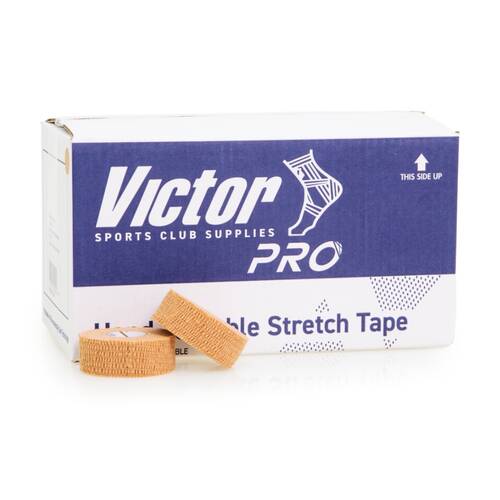 48pc Victor Sports Pro Hand Overwrap Support Tape Set Beige 25mmx6.9m