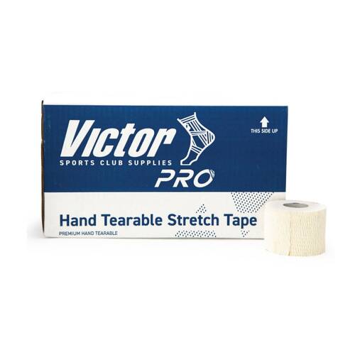 24pc Victor Sports Pro Hand Overwrap Support Tape Set White 50mmx6.9m