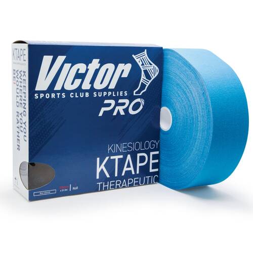 Victor Sports Pro Kinesiology Hypoallergenic Adhesive K-Tape Blue 50mmx31.5m