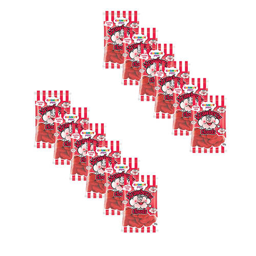12PK Chunky Funkees Strawberry Clouds 140g Party Favours Candy/Lollies/Gummies