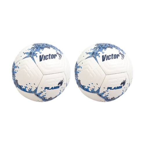 2PK Victor Sports Flame Soccer Ball Size 3 Textured PVC Training