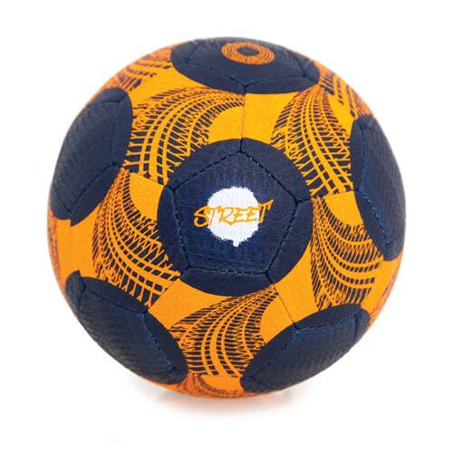 Victor Sports Soccer Ball Street Size 5 Durable Rubber Orange