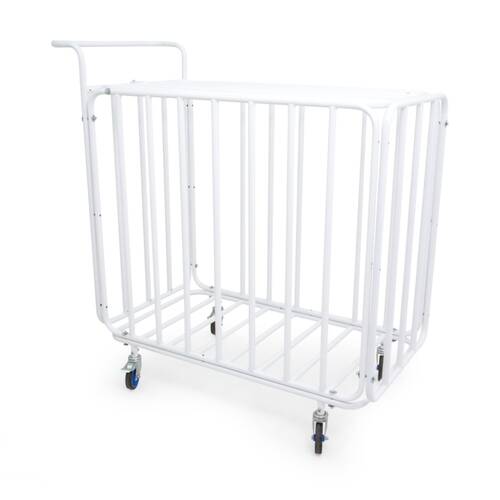 Victor Sports Ball Carry Cage Heavy Duty Steel Lockable Opening 110x60x95cm