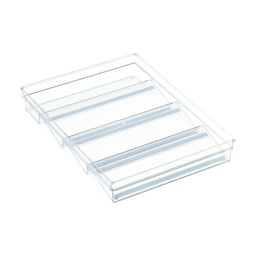The Container Store Drawer Spice Jar Organiser Tiered Kitchen Storage Clear