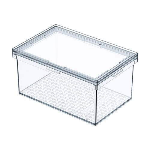 The Container Store Modular Airtight Canister Small W/ Lid Plastic Clear