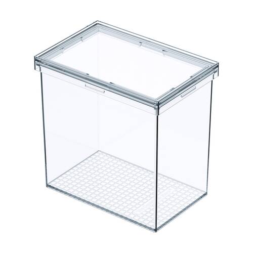 The Container Store Modular Airtight Canister Medium W/ Lid Plastic Clear