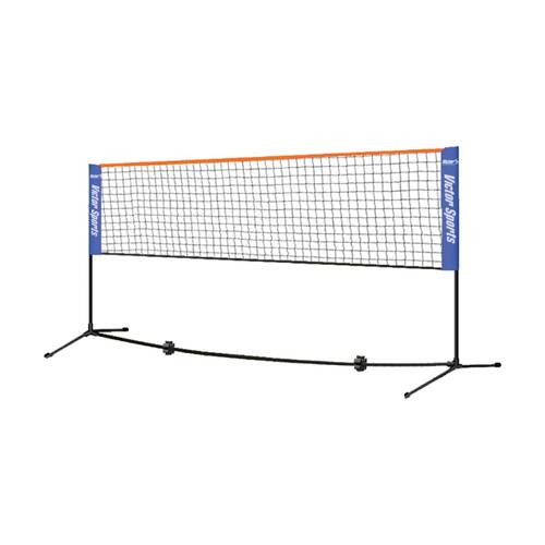 Victor Sports Tennis Badminton Net System Adjustable Height Portable 3m