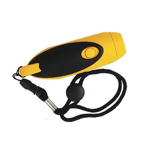 Victor Sports Whistle Electronic 588 Button Activated Hygiene No Blow Yellow