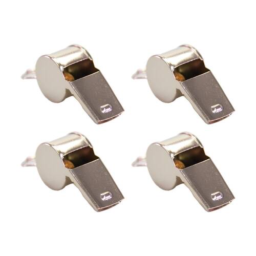 4PK Victor Sports Training Metal Whistle Loud Clear Sound Standard Mouth