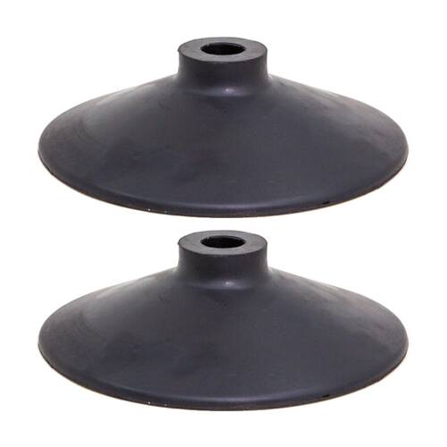 2PK Victor Sports Heavy Duty Rubber Soccer Corner Flag Agility Pole Base Black