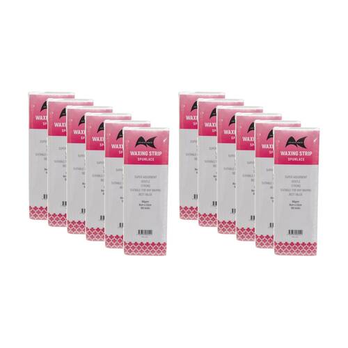 12x 100pc Artists Choice Wax Strips Spunlace Hair Removal 90gsm 8x23cm