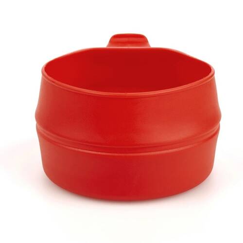 4PK Wildo Fold-a-Cup Collapsible Lightweight Durable Camping Cup/Bowl Red 250ml