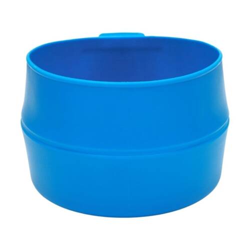 4PK Wildo Fold-a-Cup Collapsible Lightweight Durable Camping Cup/Bowl Blue 600ml