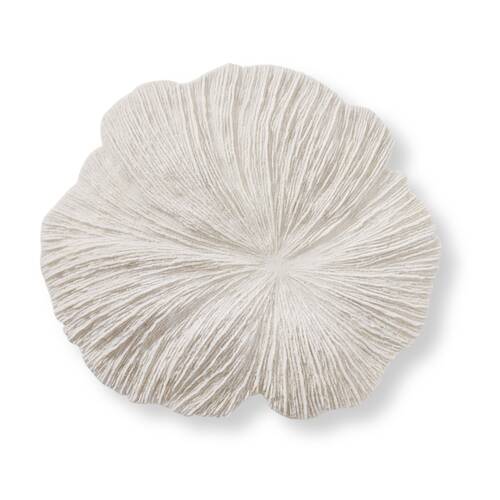 E Style Sea Coral Wall Decor Coastal Contemporary White 62x8x56cm