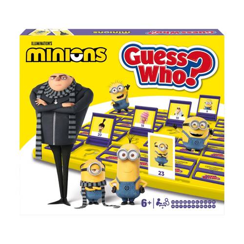 Guess Who Minions Edition Family Guessing Game Fun Ages 3+
