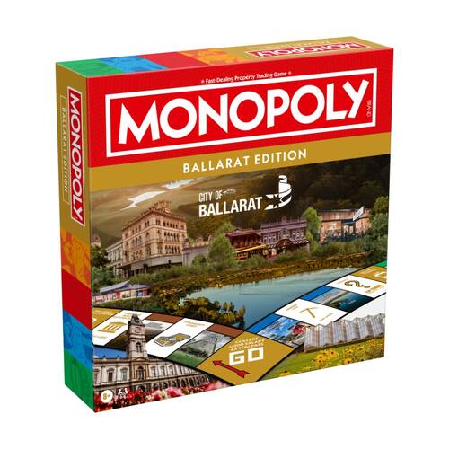 Monopoly Ballarat Edition Classic Board Game Family Fun Ages 8+