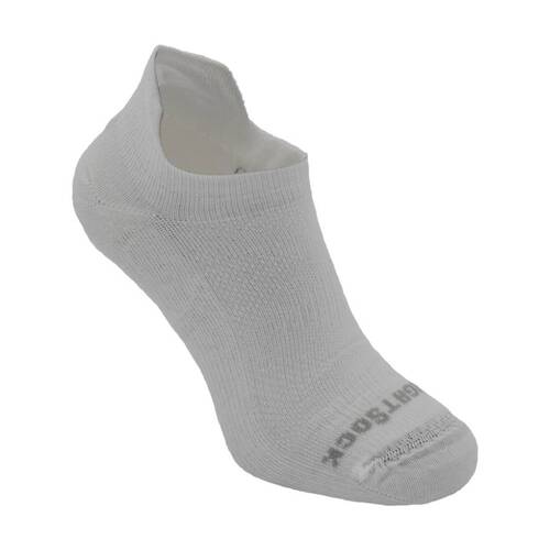 Wrightsock Coolmesh II Cushion Tab Socks Seamless Toe Breathable White
