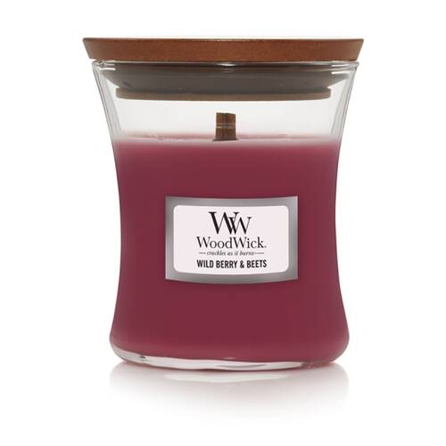 WoodWick?Wild Berry & Beets?Scented Soy Wax Candle Crackling Wooden Wick Mini