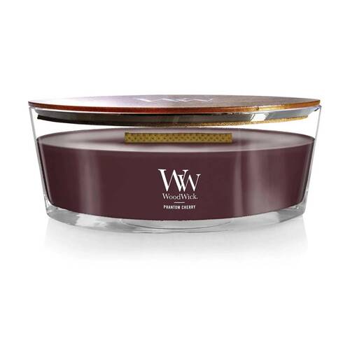 WoodWick?Phantom Cherry?Scented Soy Wax Candle Crackling Wick Ellipse