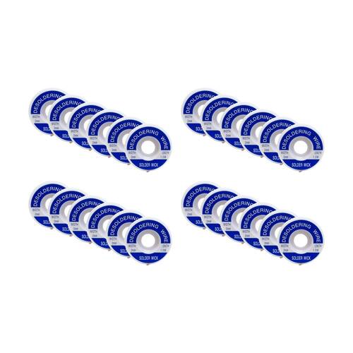 24PK Doss 2mm X1.5M Desoldering Wire Pure Copper Braid Contruction Solder Wick