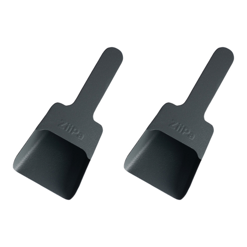 2PK ZiiPa Melfa Powder Coated Steel Weather Resistant Pellet Scoop Slate