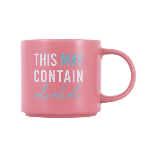 Splosh Cheeky Drink Ceramic Coffee/Tea Mug 9x13.5cm - Pink