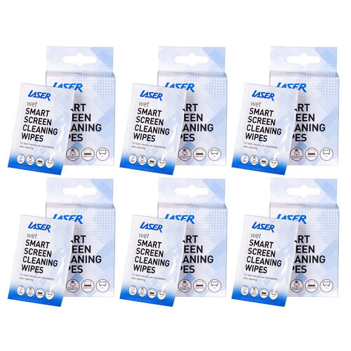 60pc Laser Cleaning Wet Wipes for Electronics & Screens