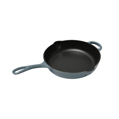 Classica Cast Iron Skillet Kitchen Cooking 28cm Warm Blue